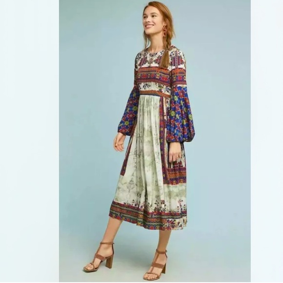 Anthropologie Dresses & Skirts - Anthropologie NWOT Bhanuni by Jyoti Sarah Dress Beaded Sise S